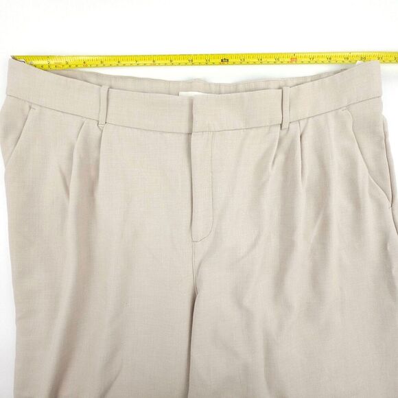 NEW Abercrombie Sloane Tailored Wide Leg Pleated Trouser Old Money Quiet Luxury - Picture 3 of 7